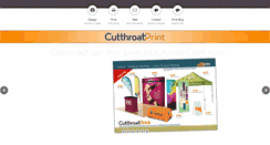 Desktop Screenshot of cutthroatprint.com